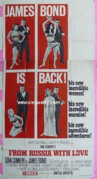 #8783 FROM RUSSIA WITH LOVE 3sh 64 James Bond 