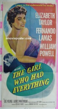#087 THE GIRL WHO HAD EVERYTHING 3sh '53 