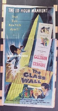 #262 GLASS WALL 3sh '53 Gloria Grahame 