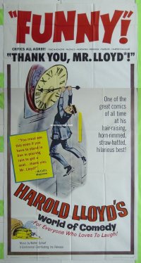 #6151 HAROLD LLOYD'S WORLD OF COMEDY 3sh '62 