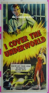 #8802 I COVER THE UNDERWORLD 3sh '55 McClory 