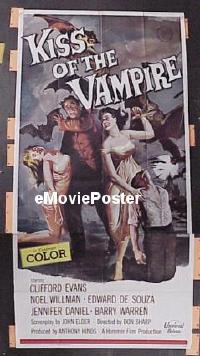 #074 KISS OF THE VAMPIRE 3sh '63 Hammer,Evans 