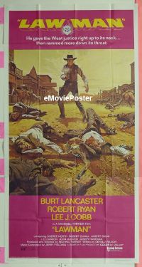 #340 LAWMAN 3sh '71 Burt Lancaster 