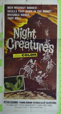 #6196 NIGHT CREATURES 3sh '62 Hammer, Cushing 