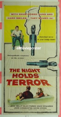 #457 NIGHT HOLDS TERROR 3sh '55 Jack Kelly 