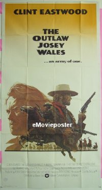 #461 OUTLAW JOSEY WALES 3sh '76 Eastwood 