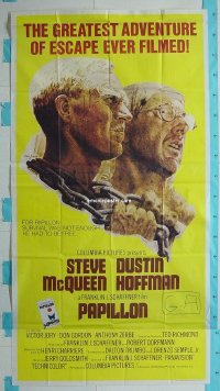 #6202 PAPILLON 3sh '74 Steve McQueen, Hoffman 