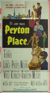 #361 PEYTON PLACE 3sh '58 Turner, Lange 