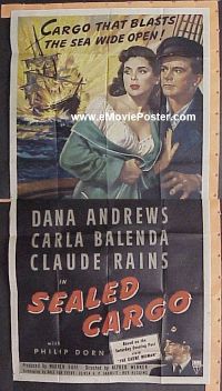 #130 SEALED CARGO 3sh '51 Andrews, Rains 