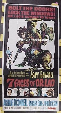 #6068 7 FACES OF DR LAO 3sh '64 Tony Randall 