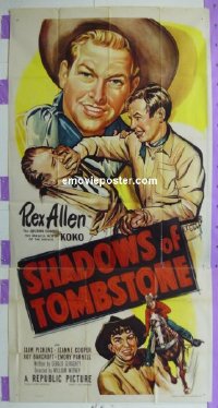 #0417 SHADOWS OF TOMBSTONE 3sh '53 Rex Allen 