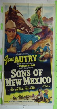 #6234 SONS OF NEW MEXICO 3sh '49 Gene Autry 