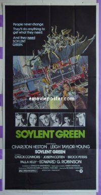#7820 SOYLENT GREEN 3sh '73 Charlton Heston 