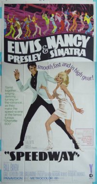 #6235 SPEEDWAY 3sh '68 Elvis, Nancy Sinatra 