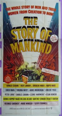 #6244 STORY OF MANKIND 3sh '57 Colman 