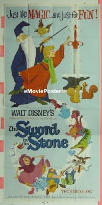 #394 SWORD IN THE STONE 3sh '64 Disney 