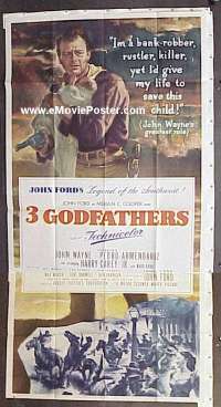 #122 3 GODFATHERS 3sh '49 John Wayne 
