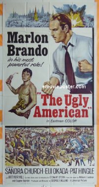 #0444 UGLY AMERICAN 3sh '63 Marlon Brando 
