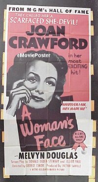 #340 WOMAN'S FACE 3sh R54 Joan Crawford 