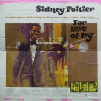 #0200 FOR LOVE OF IVY 6sh '68 Sidney Poitier 