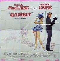 #0202 GAMBIT 6sh '67 MacLaine, Michael Caine 