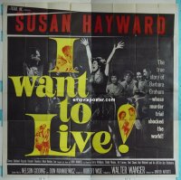 #8535 I WANT TO LIVE 6sh '58 Hayward 