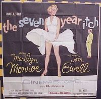 #001 7 YEAR ITCH 6sh '55 Marilyn Monroe 