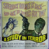 #6038 STUDY IN TERROR 6sh '66 Sherlock Holmes 