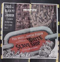#060 WHITE SLAVE SHIP 6sh '62 caged women! 