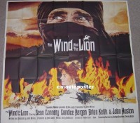 #0253 WIND & THE LION 6sh '75 Sean Connery 