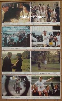 #009 CHARIOTS OF FIRE 8 color 8x10 mini LCs 