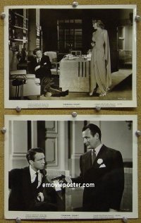 #6678 CRIMINAL COURT 2 8x10s '46 Tom Conway 
