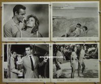#7574 DR NO 4 8x10s R65 Sean Connery, Andress 