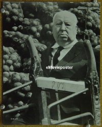 #008 ALFRED HITCHCOCK 7x9 1969 candid! 