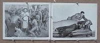 #670 HER PRIMITIVE MAN two 8x10s '44 jungle 