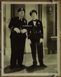 #3949 MIDNIGHT PATROL 8x10 '33 Laurel & Hardy