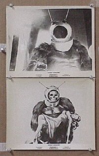 #034 ROBOT MONSTER 2 8x10s '53 great images! 