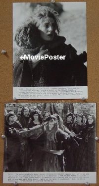 #465 TROJAN WOMEN 2 8x10s '71 Hepburn 