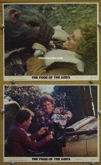 #3510 FOOD OF GODS 2 color 8x10 LCs '76 AIP