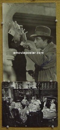 #2571 MURDER BY DEATH 2 stills, 1 signed '76 