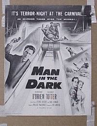 U428 MAN IN THE DARK  movie pressbook '53 3D Edmond O'Brien