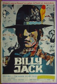 C444 BILLY JACK Argentinean movie poster '71 Tom Laughlin, Taylor