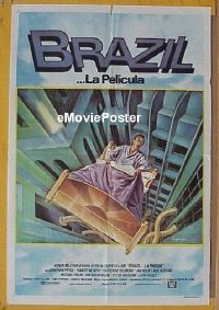 #089 BRAZIL Argentinean poster '85 Gilliam 