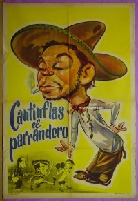 #6339 CANTINFLAS EL PARRANDERO Argent '50s 