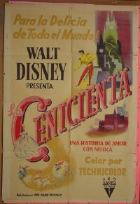 #267 CINDERELLA Argentinean '50 Walt Disney 