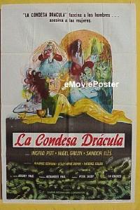 #5292 COUNTESS DRACULA Argentinean movie poster '72