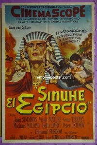#5315 EGYPTIAN Argentinean movie poster '54 Simmons