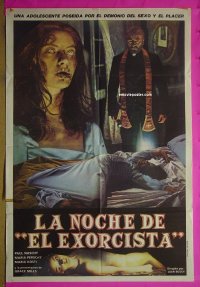 #5320 EXORCISM Argentinean movie poster '75 Paul Naschy