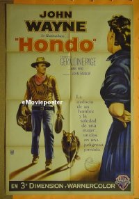 #319 HONDO Argentinean '53 3D John Wayne 