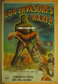 #325 INVADERS FROM MARS Argentinean '53 Hunt 
